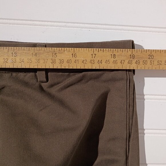 DOCKERS Khaki Pants Mens 38 x 30 Brown D4 Relaxed Fit Flat Front Slacks NWT - Picture 12 of 16